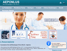 Tablet Screenshot of aeponlus.it
